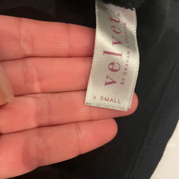 Velvet black tshirt xs - Picture 3 of 3